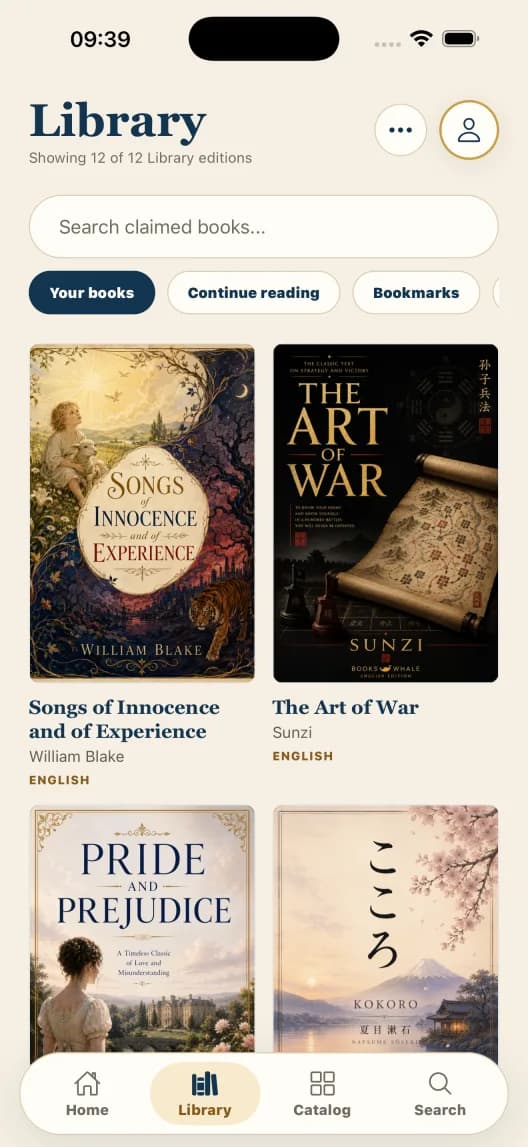 Your Library — BooksWhale